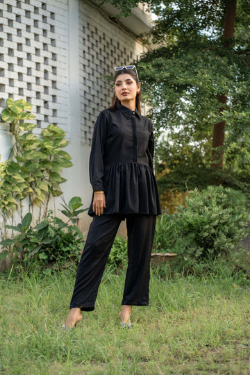 ZIRA Black Co-ord Set