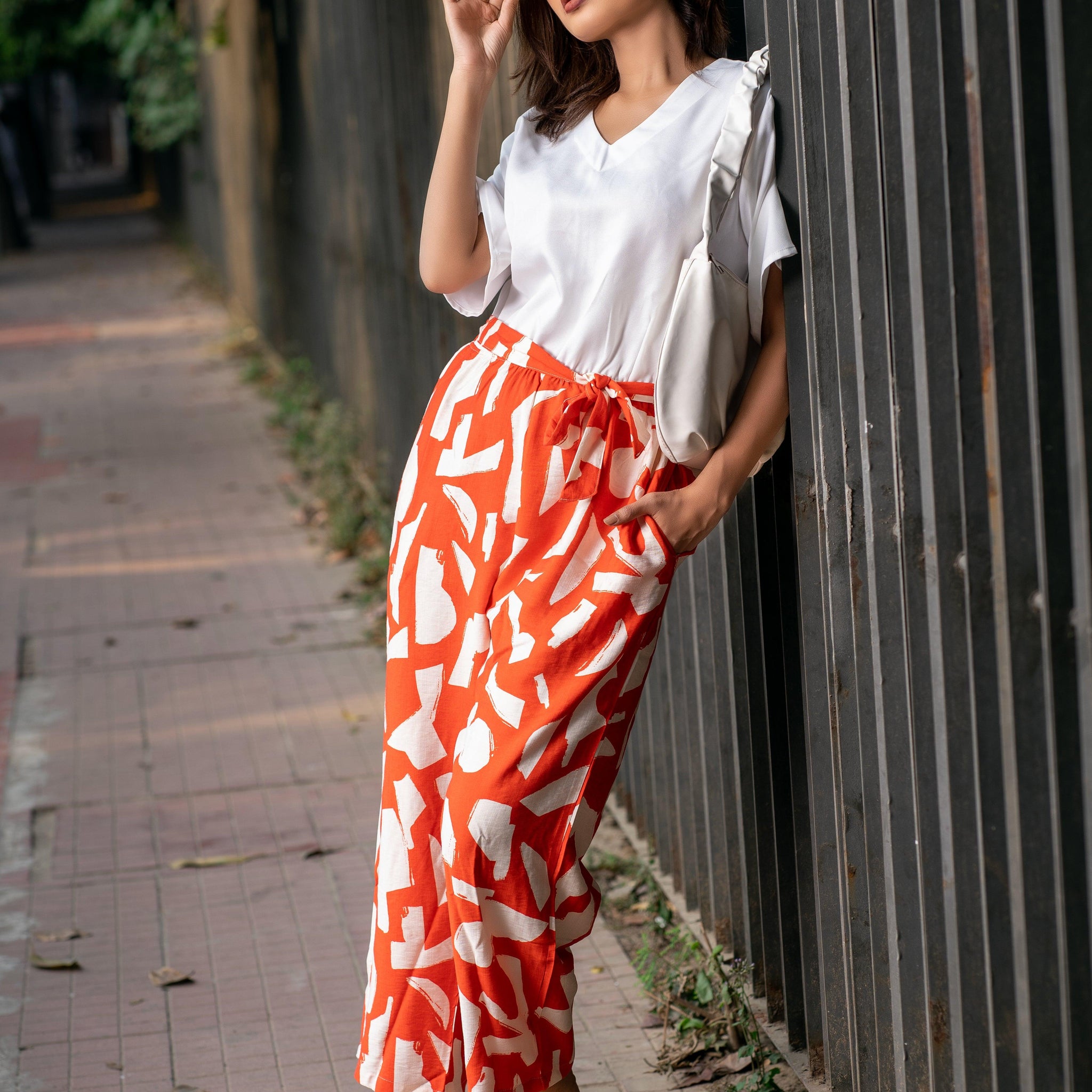 SAPHELLA DESIGN SHORT SLEEVE TEA JUMPSUIT