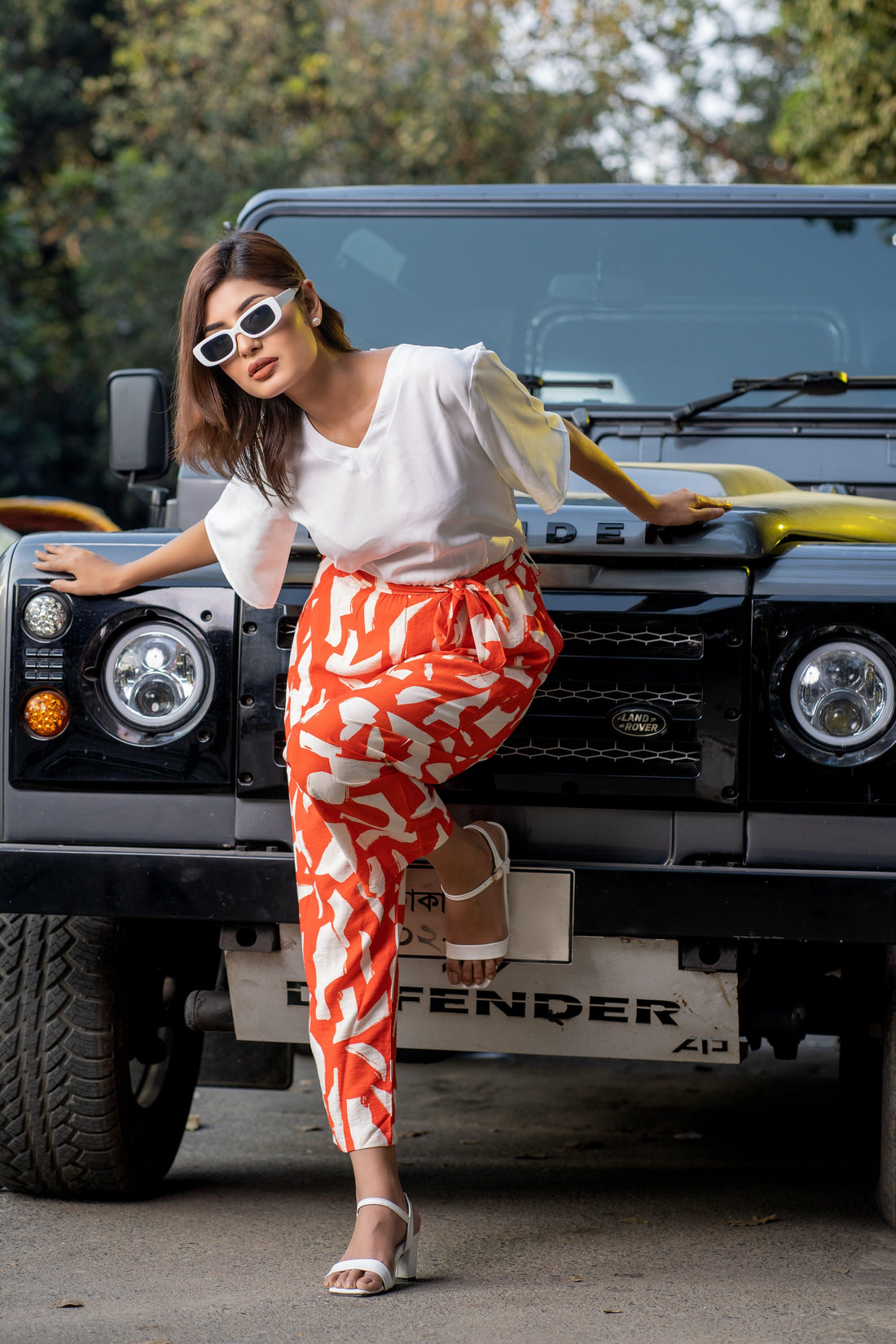 SAPHELLA DESIGN SHORT SLEEVE TEA JUMPSUIT