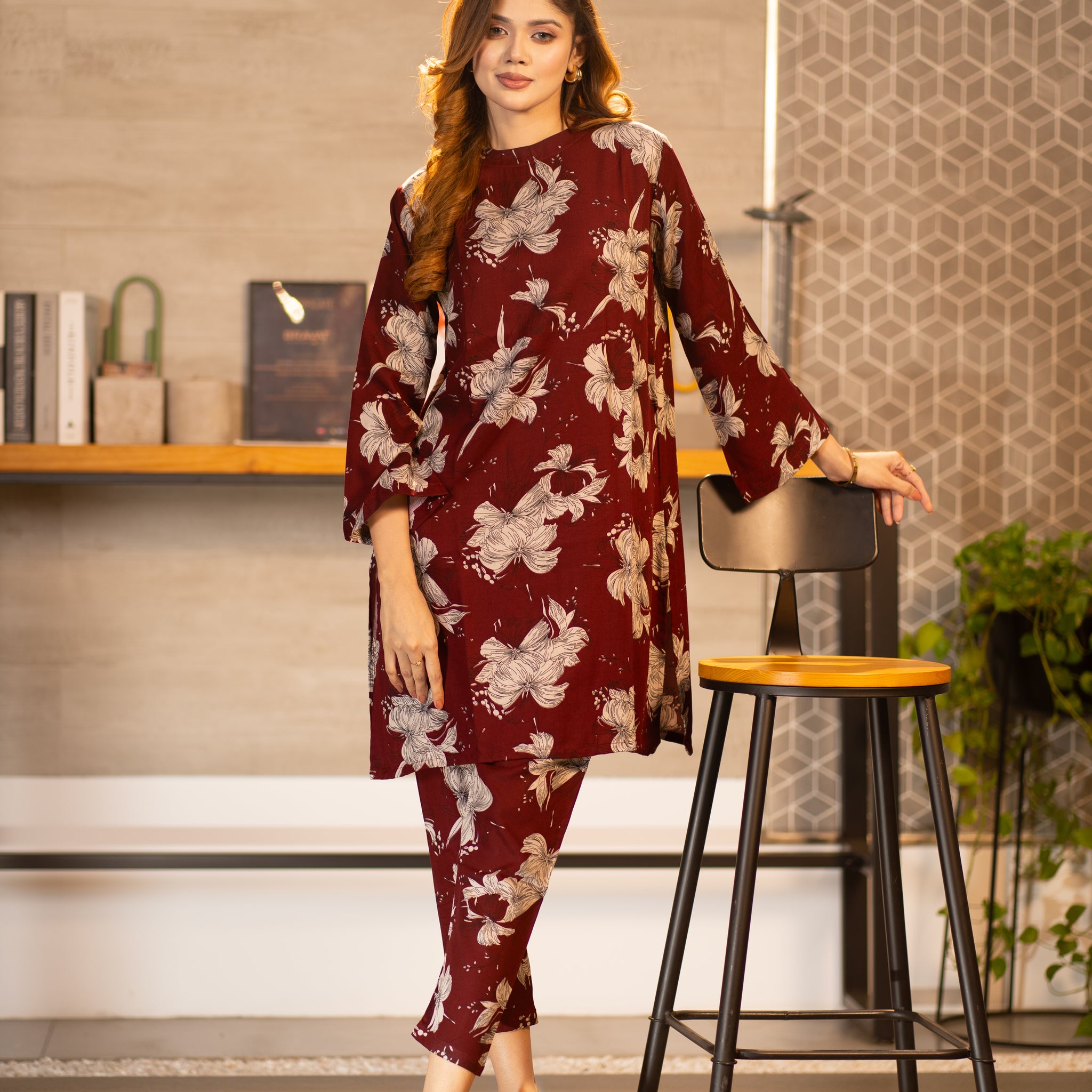 Floral Grace Lounge Set