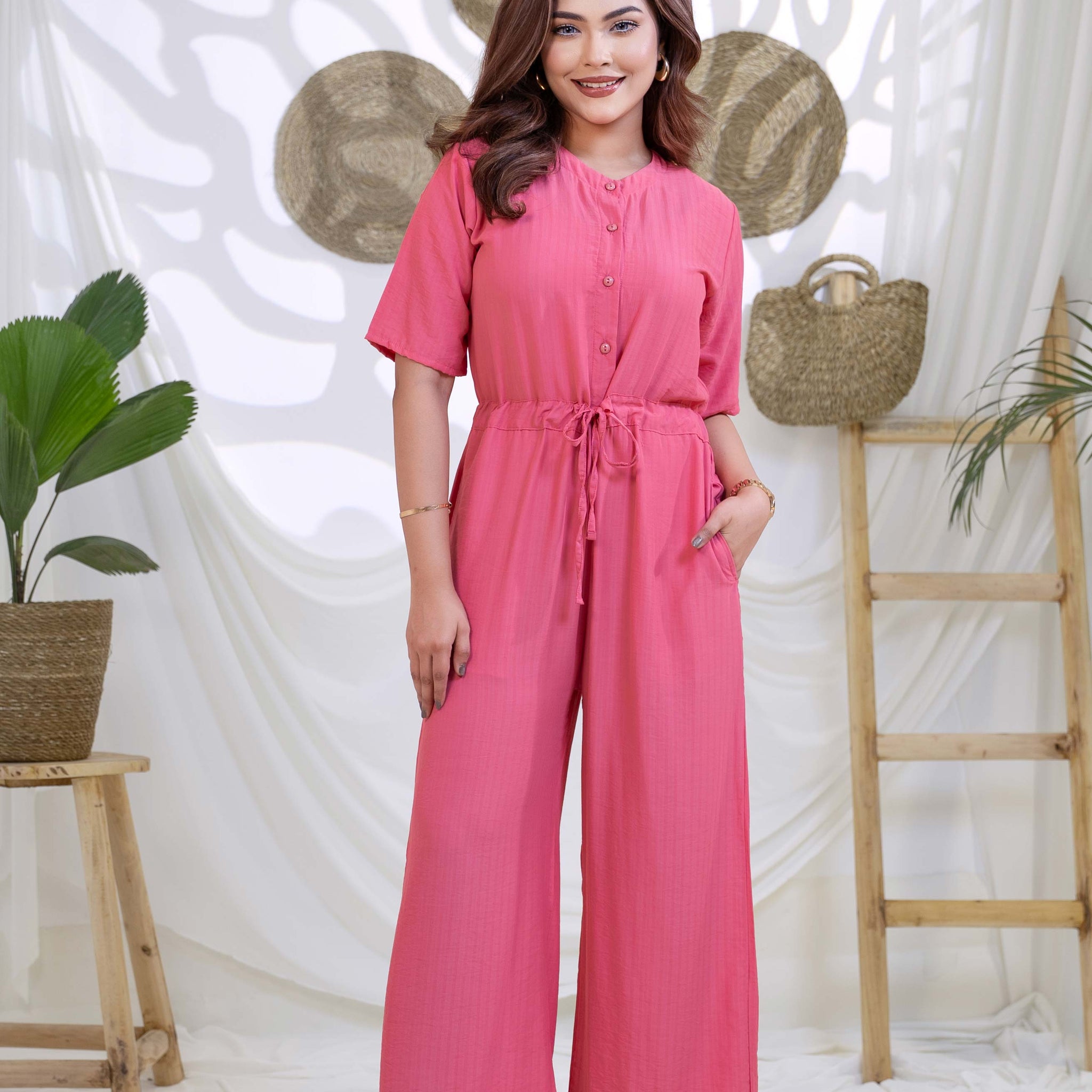 Roselle Drawstring Jumpsuit